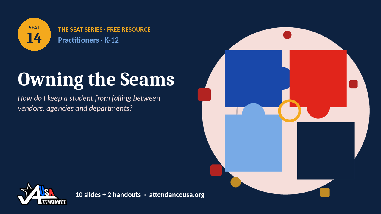 Seat 14 Owning the Seams, an original Seat Series illustration from Attendance USA.