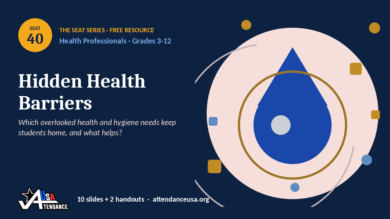 Seat 40 Hidden Health Barriers, an original Seat Series illustration from Attendance USA.